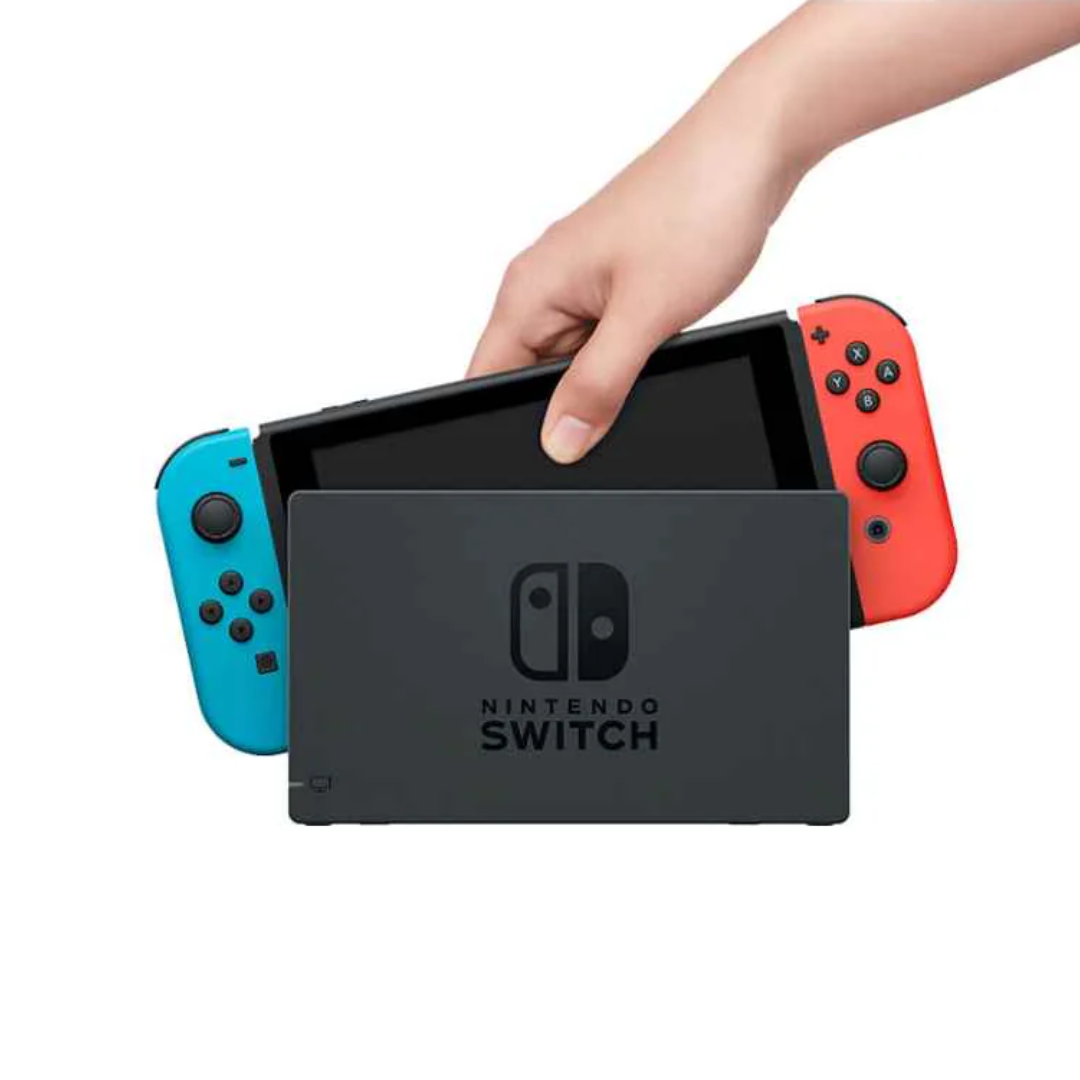 เครื่องเกม Nintendo Switch Gen2 (V2) สีนีออน_5